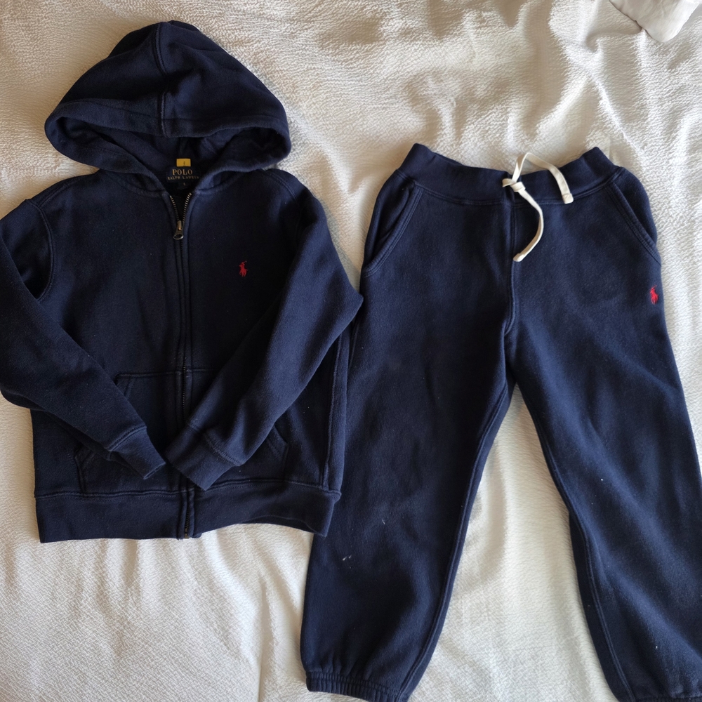 Ralph Lauren Kids Navy Blue Joggers